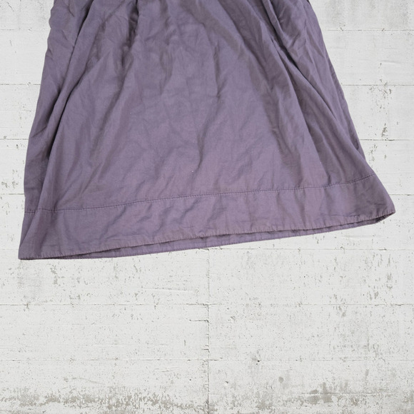 Y2K Hache Mauve Purple Italian High Waisted Classic A Line Midi Skirt Size 6 - Picture 6 of 8